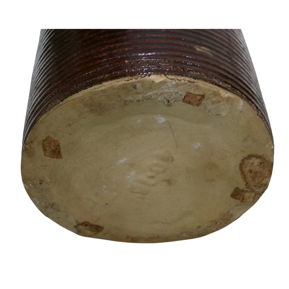 Zanesville Ohio Stone Age Homespun Brown Glazed 14.5